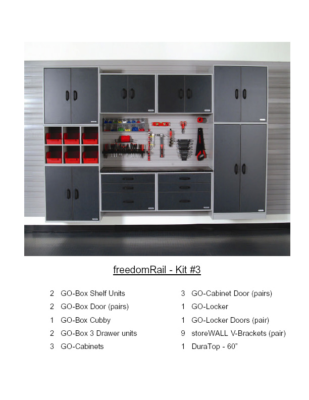 FreedomRAIL Garage Kit # 3